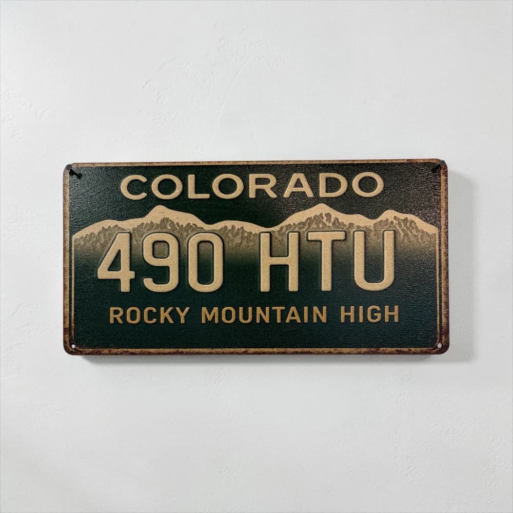 تابلو چوبی طرح colorado سایز 30×15
