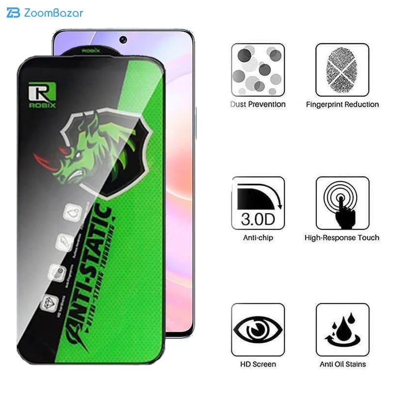 گلس اپیکوی مدل Rhino Robix مناسب برای گوشی موبایل هوآوی Nova 9 SE/ Nova 10 SE/ Nova 11 SE/ Nova 12/ Nova 12 Lite/ Nova 12i — تصویر ۵