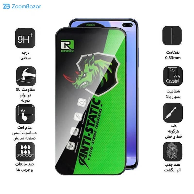 گلس اپیکوی مدل Rhino Robix مناسب برای گوشی موبایل شیائومی Redmi K30 / Poco X2 / Mi 10T — تصویر ۳