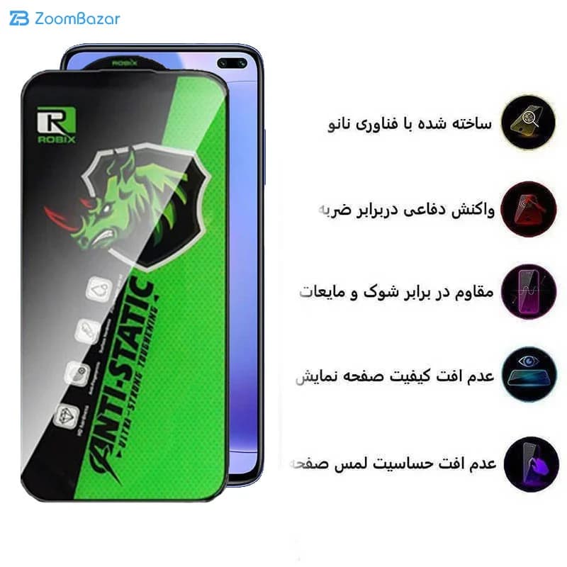 گلس اپیکوی مدل Rhino Robix مناسب برای گوشی موبایل شیائومی Redmi K30 / Poco X2 / Mi 10T — تصویر ۵