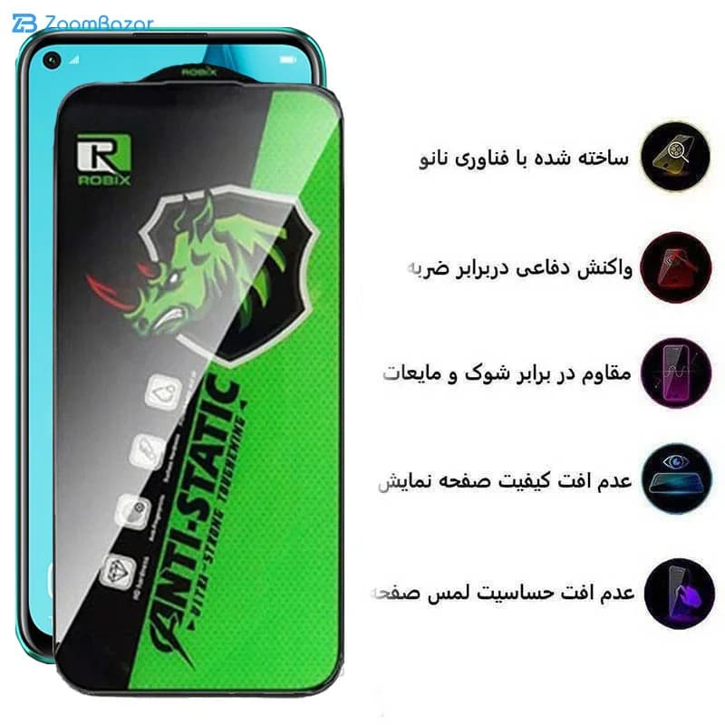گلس اپیکوی مدل Rhino Robix مناسب برای گوشی موبایل هوآوی P40 Lite/Nova 7i — تصویر ۴