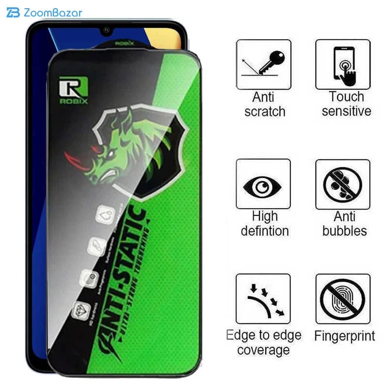 گلس اپیکوی مدل Rhino Robix مناسب برای گوشی موبایل شیائومی Redmi 13C/Poco C65 — تصویر ۶