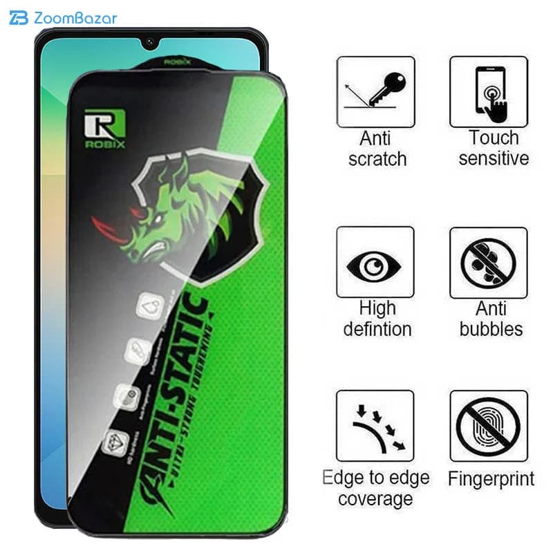 گلس اپیکوی مدل Rhino Robix مناسب برای گوشی موبایل سامسونگ Galaxy A06/F05/M05/F14 — تصویر ۴