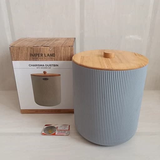 سطل زباله اتاق کاریزما مدل طرح چوب امپرلند کامنا مدل 13145032