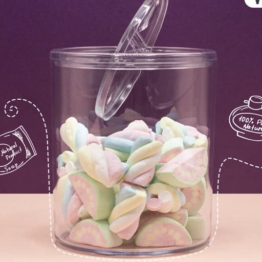 سطل بادبزنی اتاق اکرولیک سایز کوچیک کامنا مدل 13145010