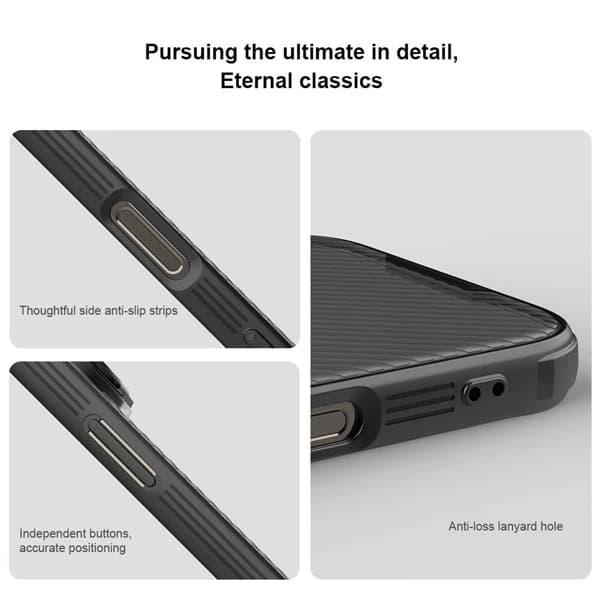 گارد نیمه شفاف کمرا استند iPhone 16 Pro مارک نیلکین مدل Camshield Prop Clear — تصویر ۷