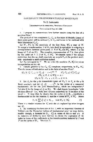 دانلود کتاب Continuous Transformations of Manifolds