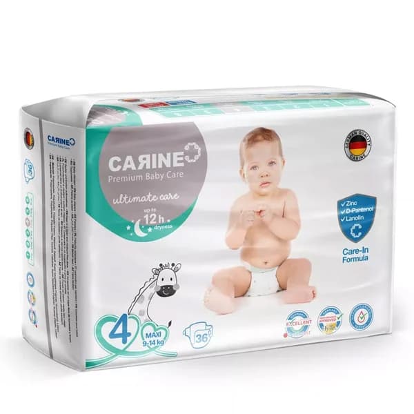 پوشک چسبی کارین سایز 4 بسته 36 عددی