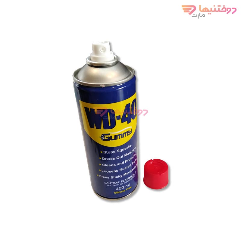 اسپری روان کننده و تمیز کننده زنگ GUMMY مدل WD-40 — تصویر ۲