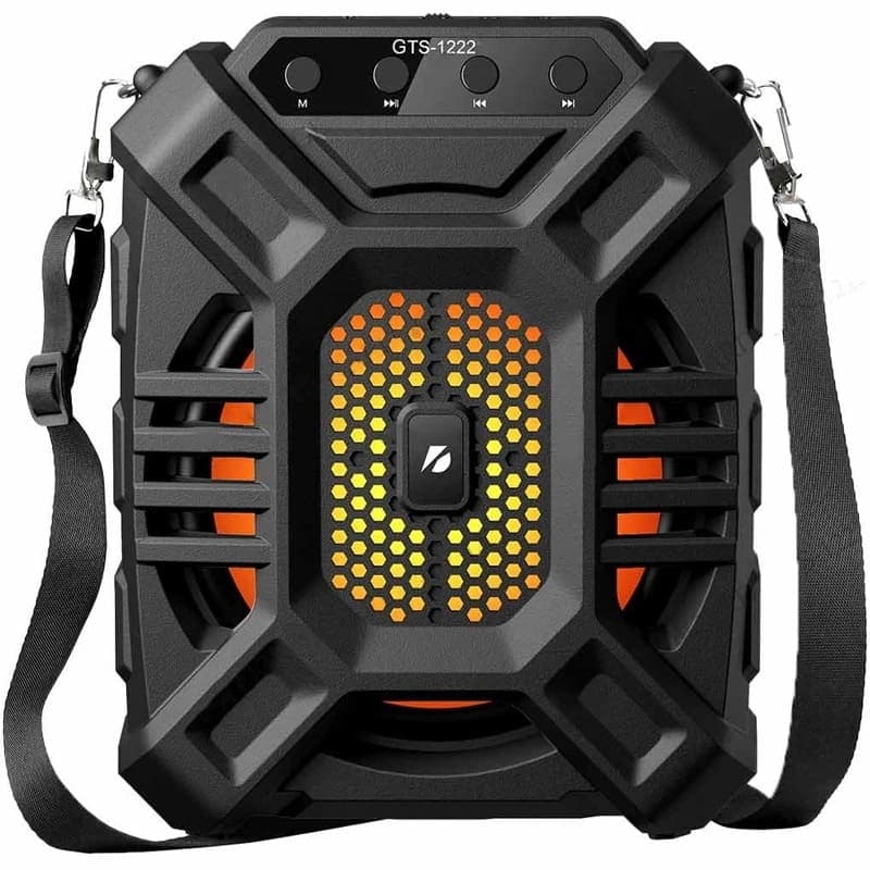 اسپیکر بلوتوثی قابل حمل گریت نایس (Greatnice) مدل GTS-1222 با میکروفون و رقص نور
