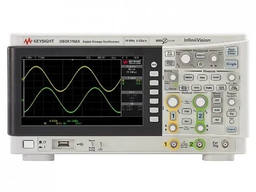اسیلوسکوپ 70MHz دو کانال دیجیتال keysight مدل DSOX1102A