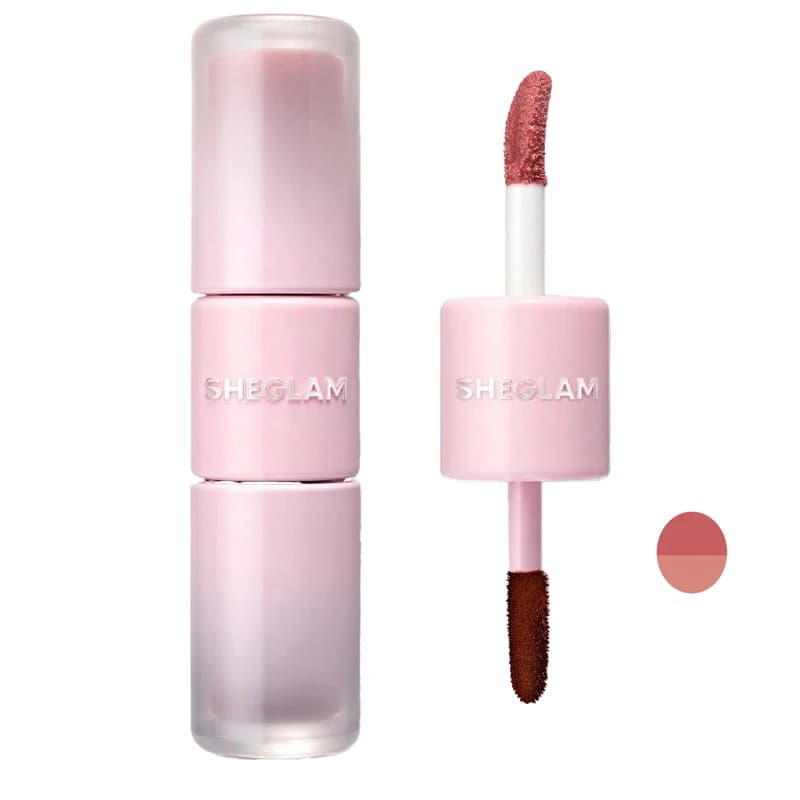 شیگلم لیپ گلاس خط لب پیل آف دوطرفه rose latte 113