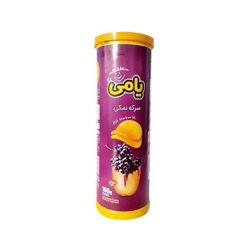 چیپس همسان قوطی سرکه نمکی یامی 180 گرم