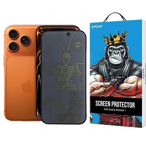 گلس پرایوسی اپیکوی مدل wukong privacy مناسب برای گوشی موبایل اپل iphone 16 Pro — تصویر ۹