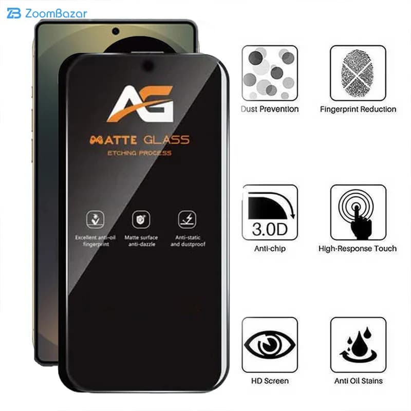 گلس مات اپیکوی مدل AG Matte Etching مناسب برای گوشی موبایل سامسونگ Galaxy S25 Ultra — تصویر ۴