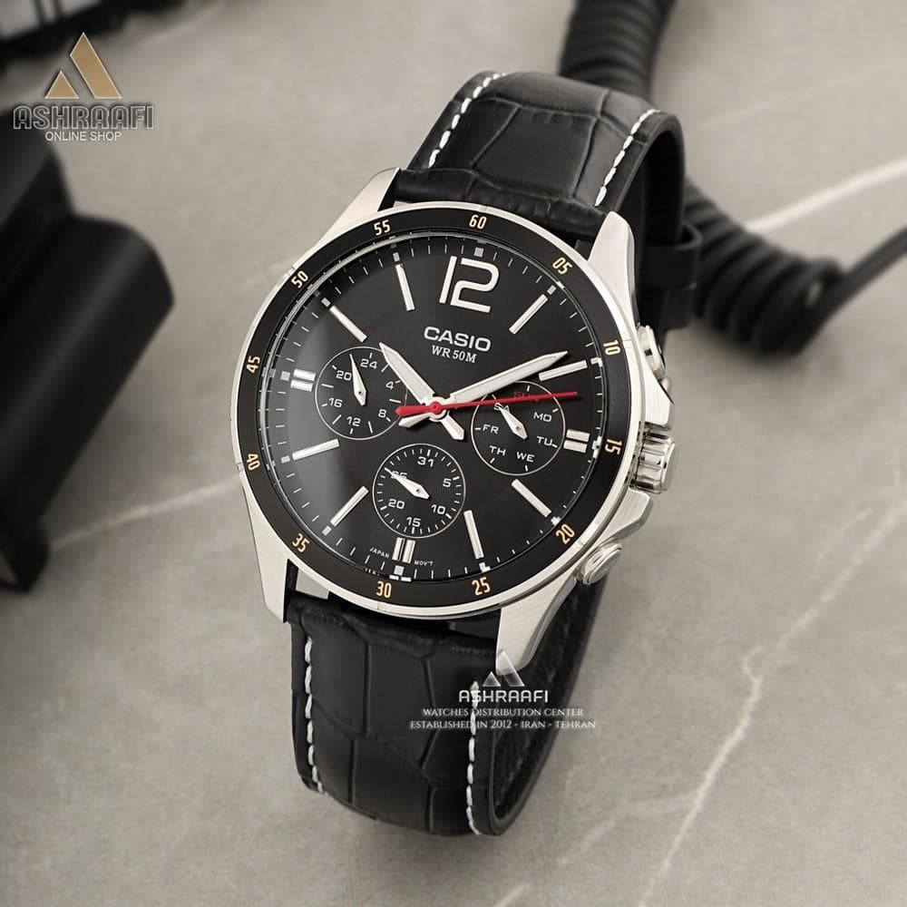 ساعت مردانه کاسیو اورجینال Casio MTP-1374L-1AV — تصویر ۲