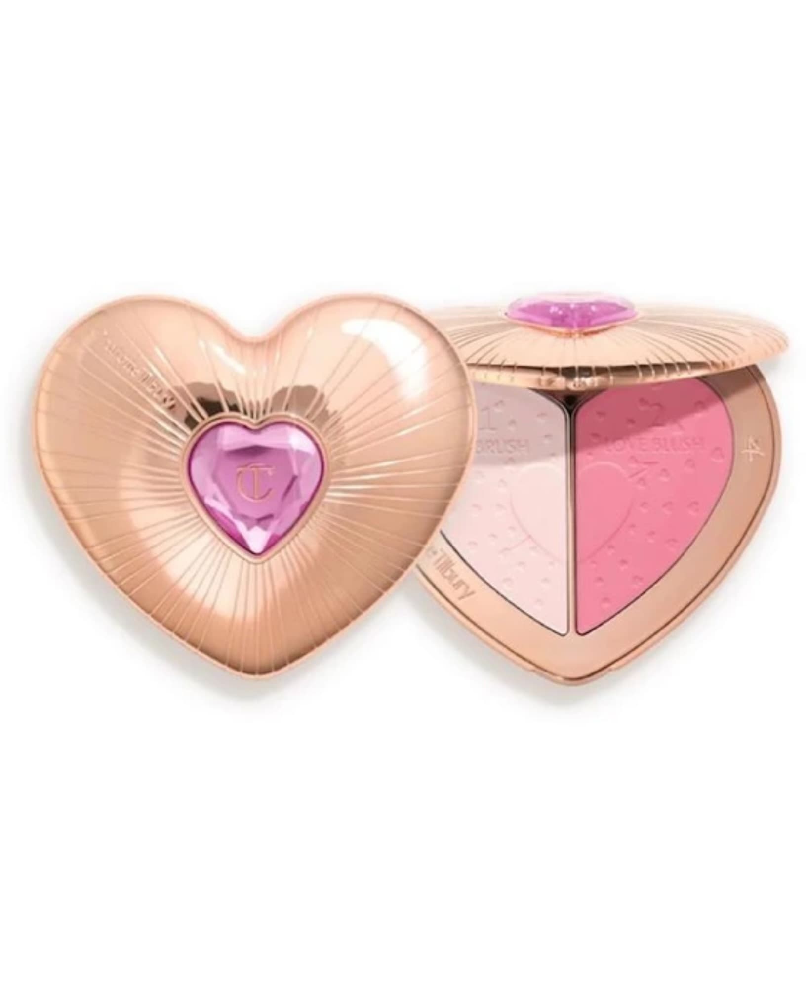 پالت فیس رژگونه پودرفیکس قلبی شارلوت تیلبری – Charlotte Tilbury Heart Face Pallet