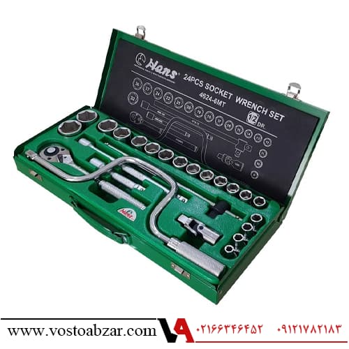 جعبه بکس 24 پارچه 6 پر پلاس هنس مدل 4624-6MT