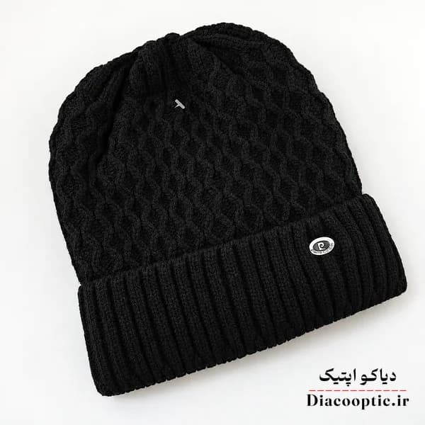 کلاه تک مردانه خزدار مدل بافتنی کد 1237 — تصویر ۵