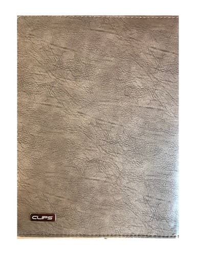 کلاسور 26 سوراخ چرم کلیپس کد 015 (قهوه ای)