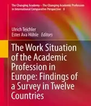 دانلود کتاب The Work Situation of Academic Profession in Europe: Findings a Survey Twelve Countries