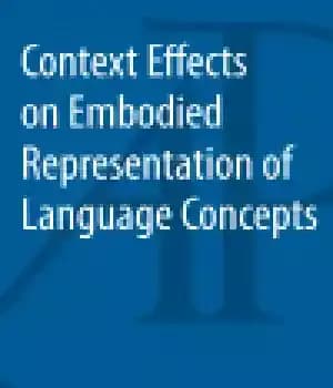 دانلود کتاب Context Effects on Embodied Representation of Language Concepts