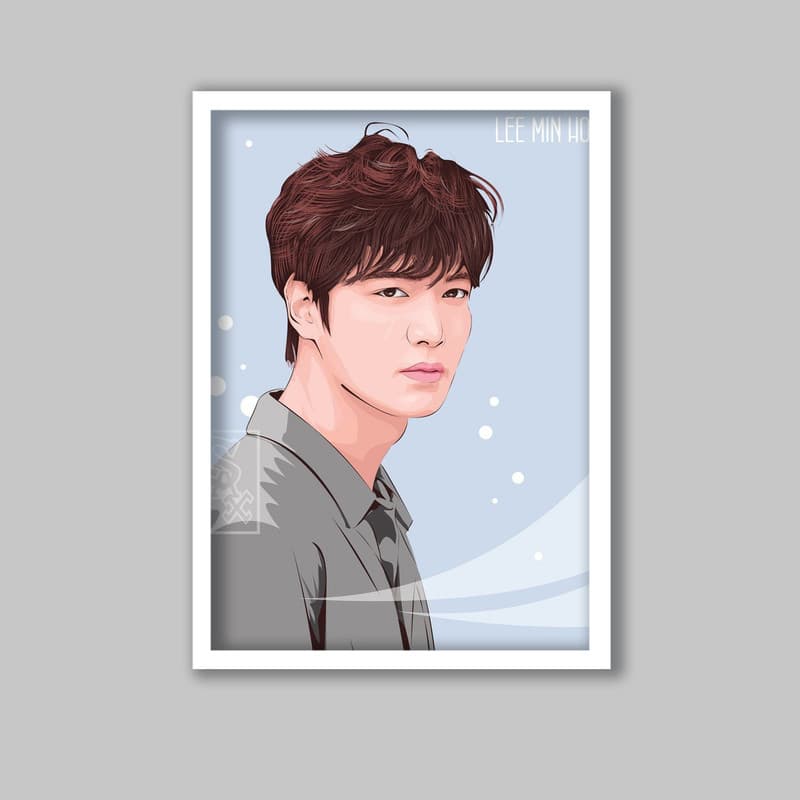 تابلو مدل لی مین هو Lee Min-ho کد LA-G10695