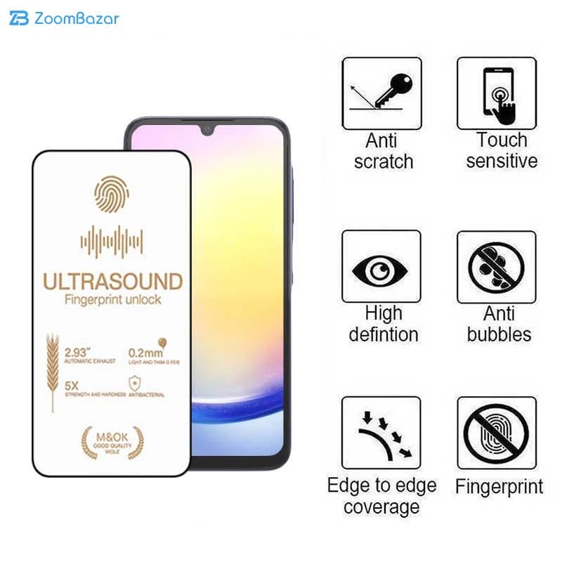 گلس اپیکوی مدل UltraSound مناسب برای گوشی موبایل شیاومی Note 13 Pro 4G/5G /Note 13 4G/5G/Note 13R pro — تصویر ۳