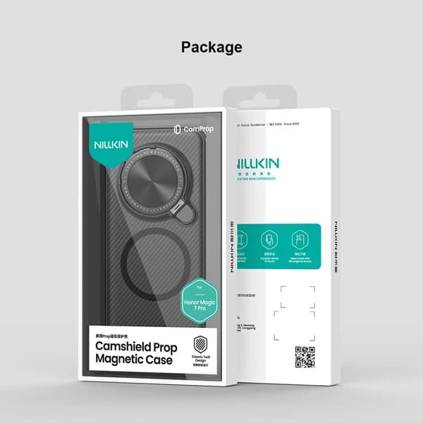 گارد مگ سیف نیمه شفاف کمرا استند Honor Magic7 مارک نیلکین مدل Camshield Prop Clear — تصویر ۲