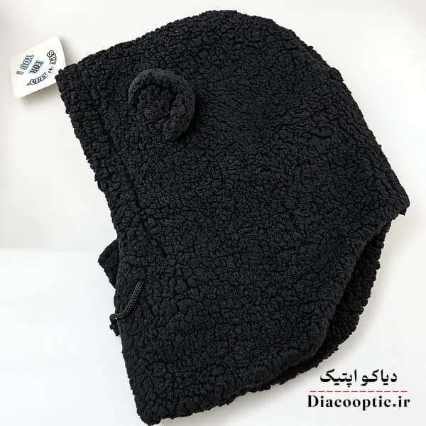 کلاه تک بچگانه خزدار عروسکی مدل نقاب دار کد 1228 — تصویر ۵