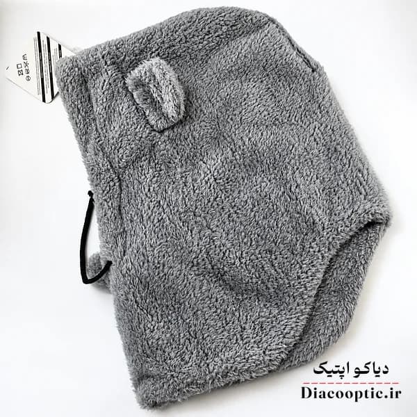 کلاه تک بچگانه خزدار عروسکی مدل نقاب دار کد 1228 — تصویر ۴