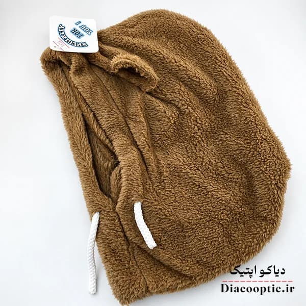 کلاه تک بچگانه خزدار عروسکی مدل نقاب دار کد 1228 — تصویر ۷