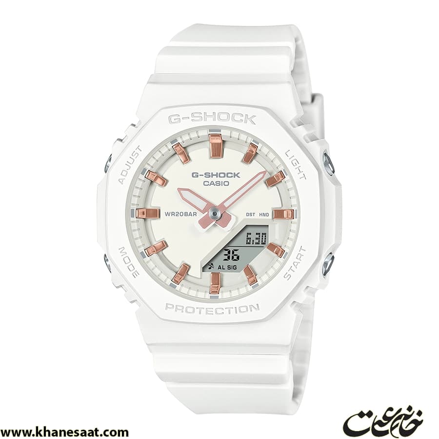 ساعت زنانه جی شاک کاسیو مدل GMA-P2100M-7A رنگ سفید — تصویر ۴