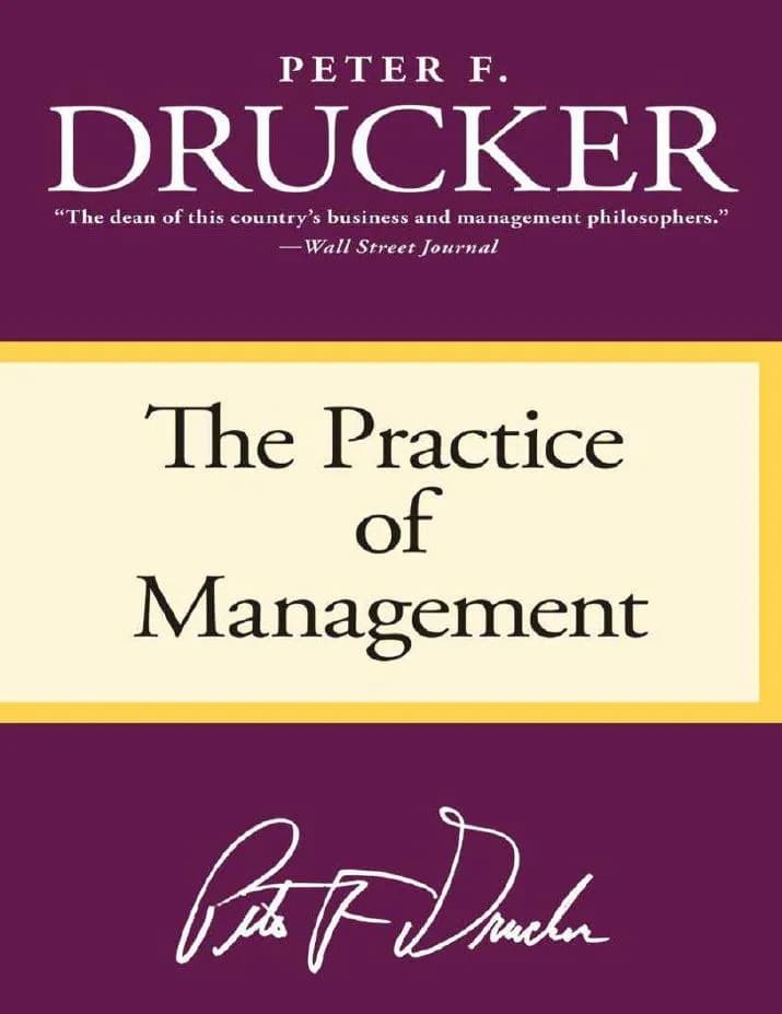 و دانلود نسخه کامل کتاب The Practice of Management
