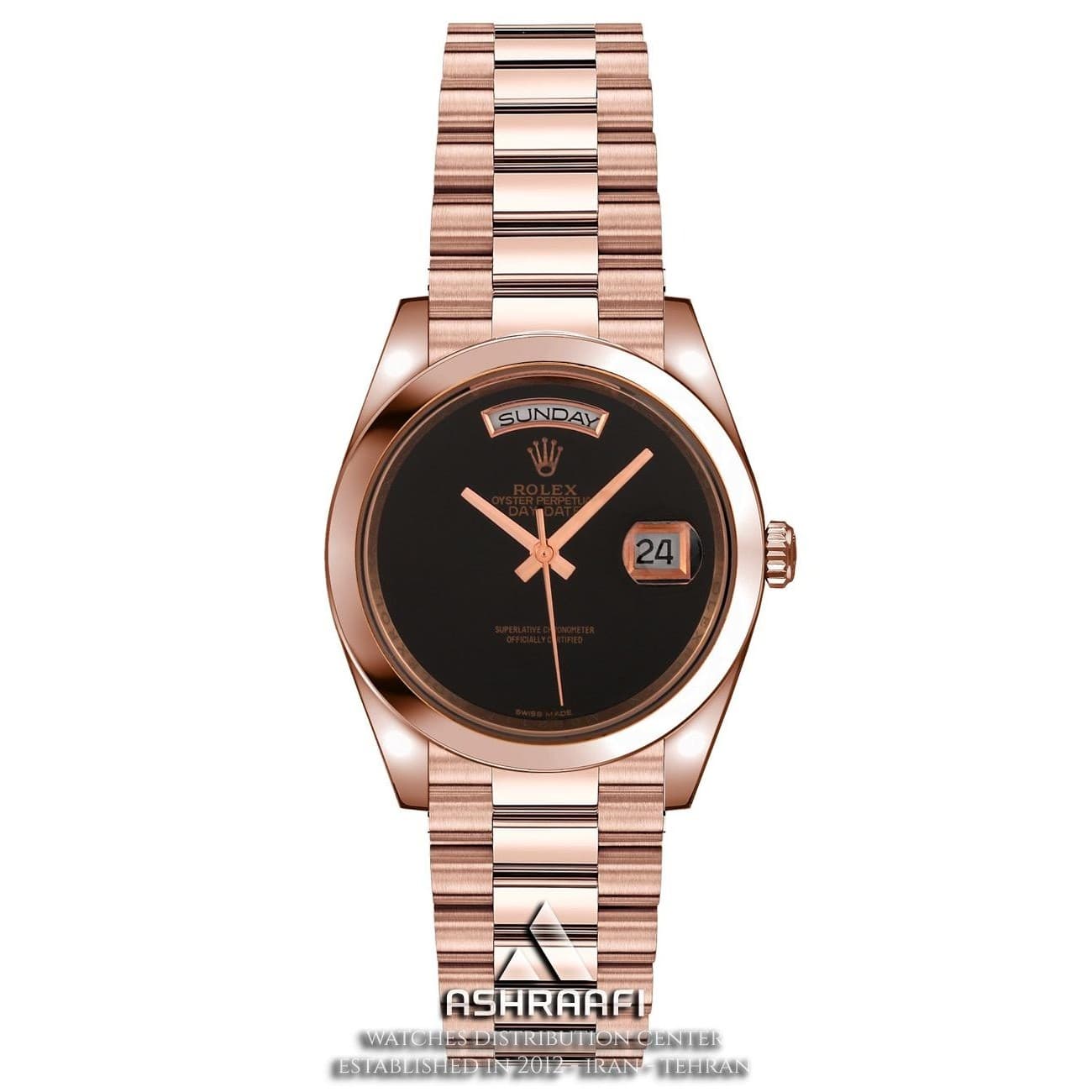 رولکس دی دیت رزگلد ROLEX Day Date BRP
