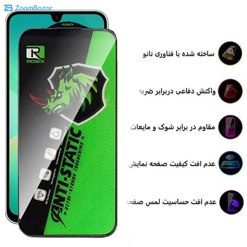 گلس اپیکوی مدل Rhino Robix مناسب برای گوشی موبایل سامسونگ Galaxy A17 / A26 /A16 — تصویر ۶