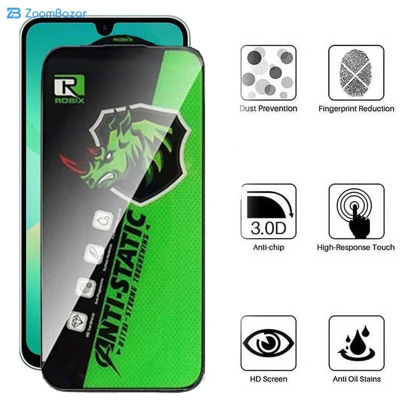 گلس اپیکوی مدل Rhino Robix مناسب برای گوشی موبایل سامسونگ Galaxy A17 / A26 /A16 — تصویر ۴