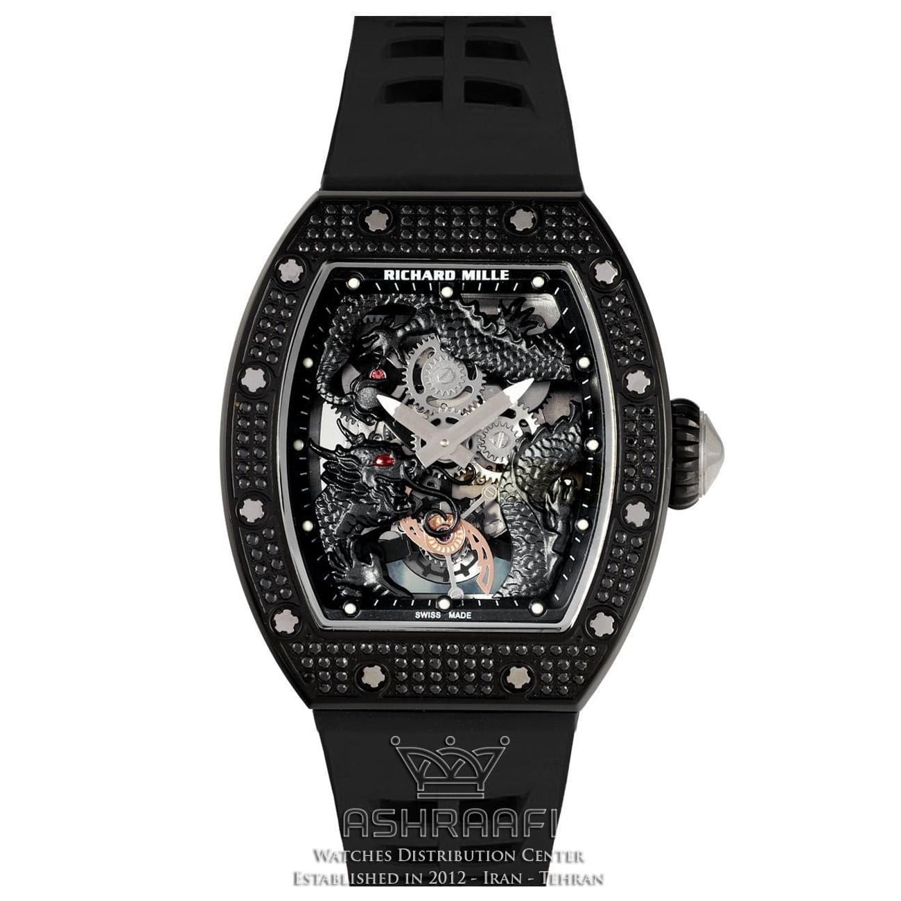 ساعت ریچارد میل نگین دار Richard Mille Diamond RM57