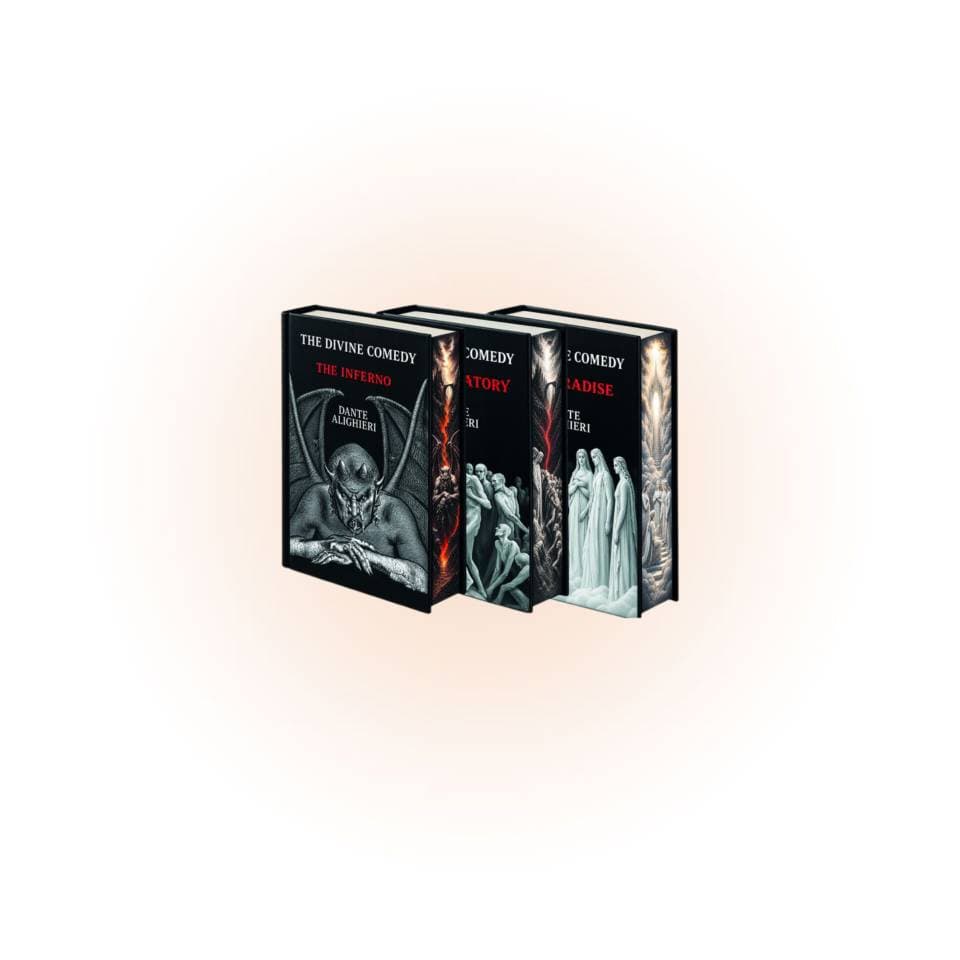 مجموعه کتاب کمدی الهی the divine comedy box set
