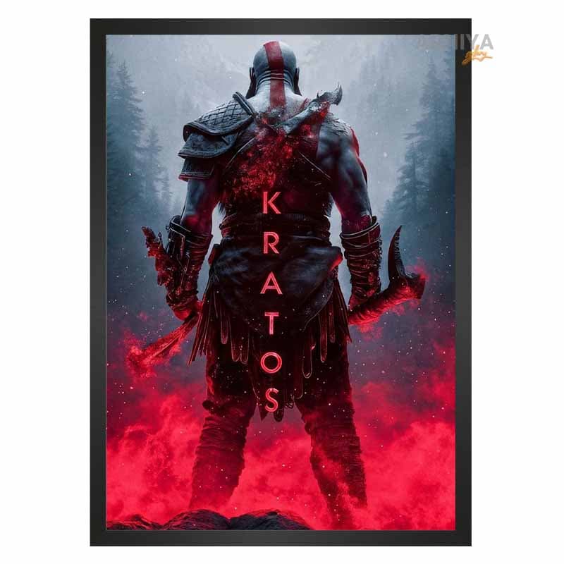 تابلو مدرن گیمینگ god of war