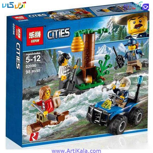 لگو دزد و پلیس کوهستان مدل Lepin 02096