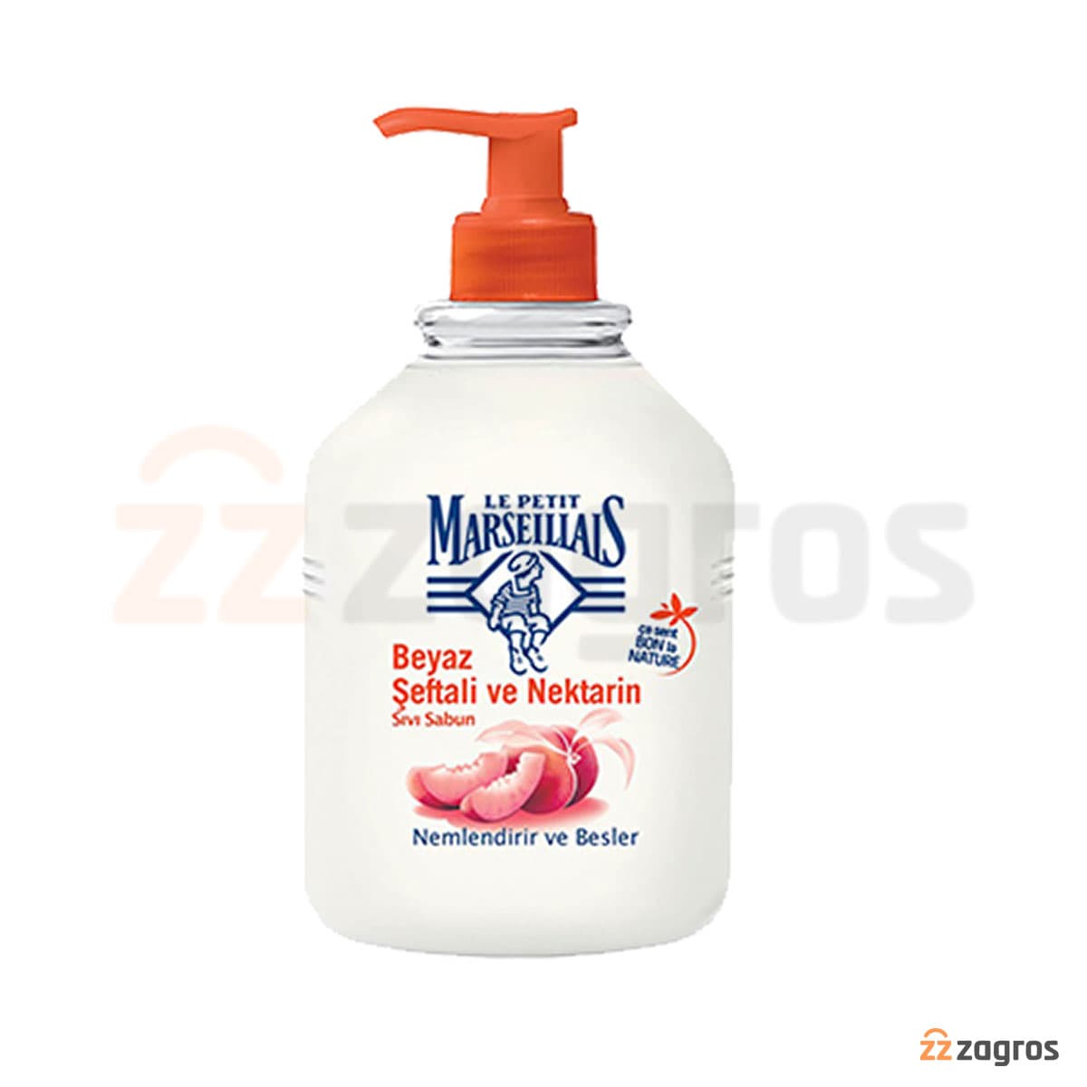 صابون مایع مارسلیاس حاوی عصاره هلو حجم 300 میل