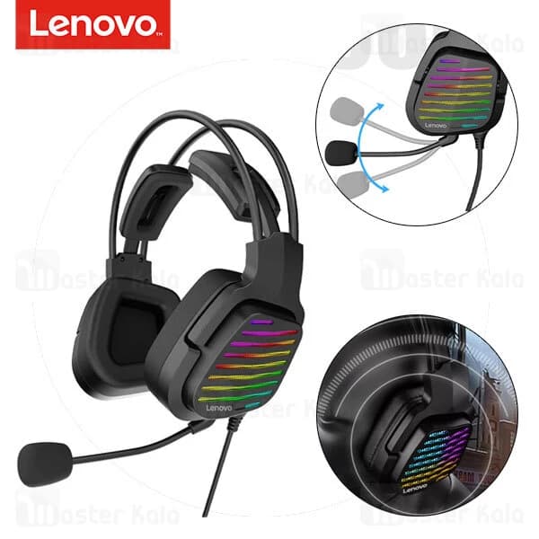 هدفون مخصوص بازی لنوو مدل MAN GAMING 40G WIRED EARPHONE — تصویر ۲