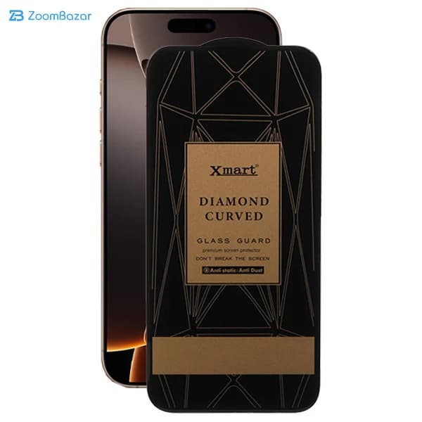 گلس اپیکوی مدل Xmart Diamond Curved مناسب برای گوشی موبایل اپل iPhone 16 Pro Max — تصویر ۲