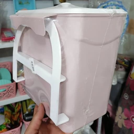 سطل زباله کابینتی باران. رنگ بندی کرپ، طوسی، وانیلی کامنا مدل 13144718