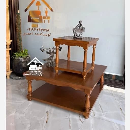 جلومبلی عسلی خراطی چوبی فندقی کامنا مدل 13152941
