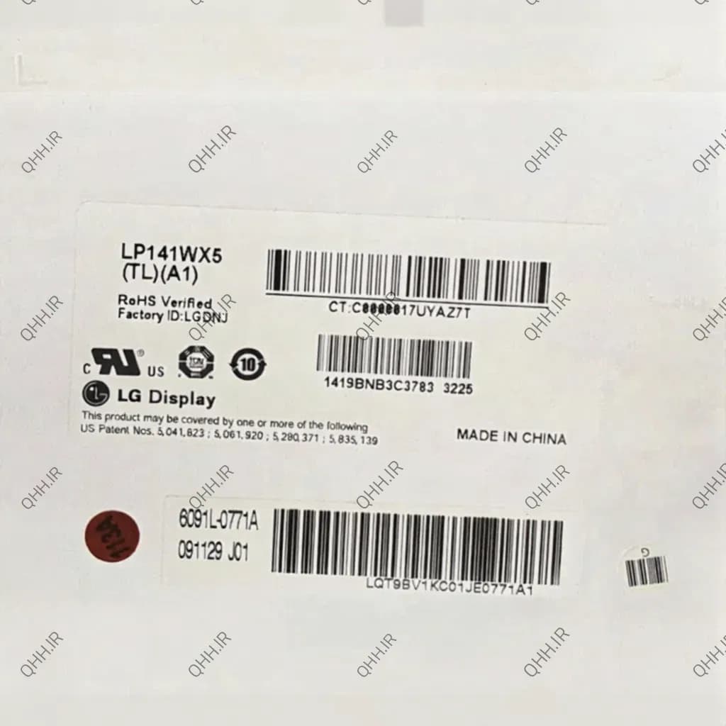 ال ای دی لپ تاپ ال جی 14.1 LP141WX5-TLA1 ضخیم 40 پین سوکت خاص — تصویر ۴