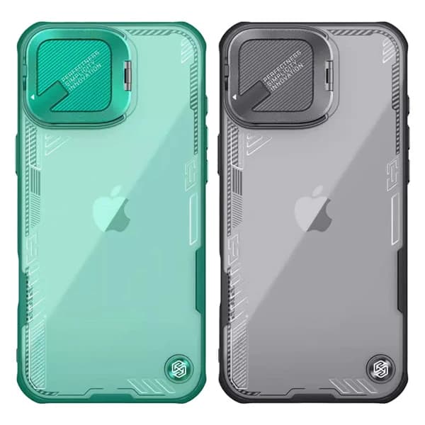 قاب کریستالی کمرا استند iPhone 16 مارک نیلکین مدل Iceblade Prop — تصویر ۲