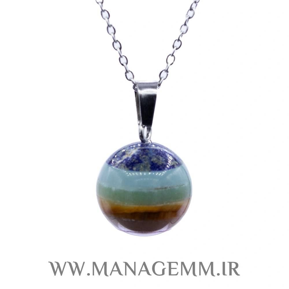 گردنبند گوی هفت چاکرا