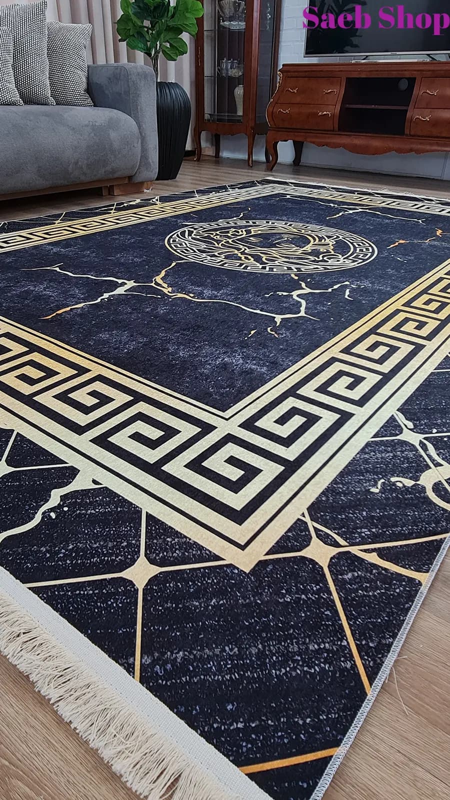 فرش ورساچه Versace | فرش صائب | کد : h481 — تصویر ۳